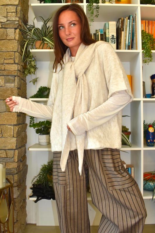 Clemmie Box Knit Calico Marl